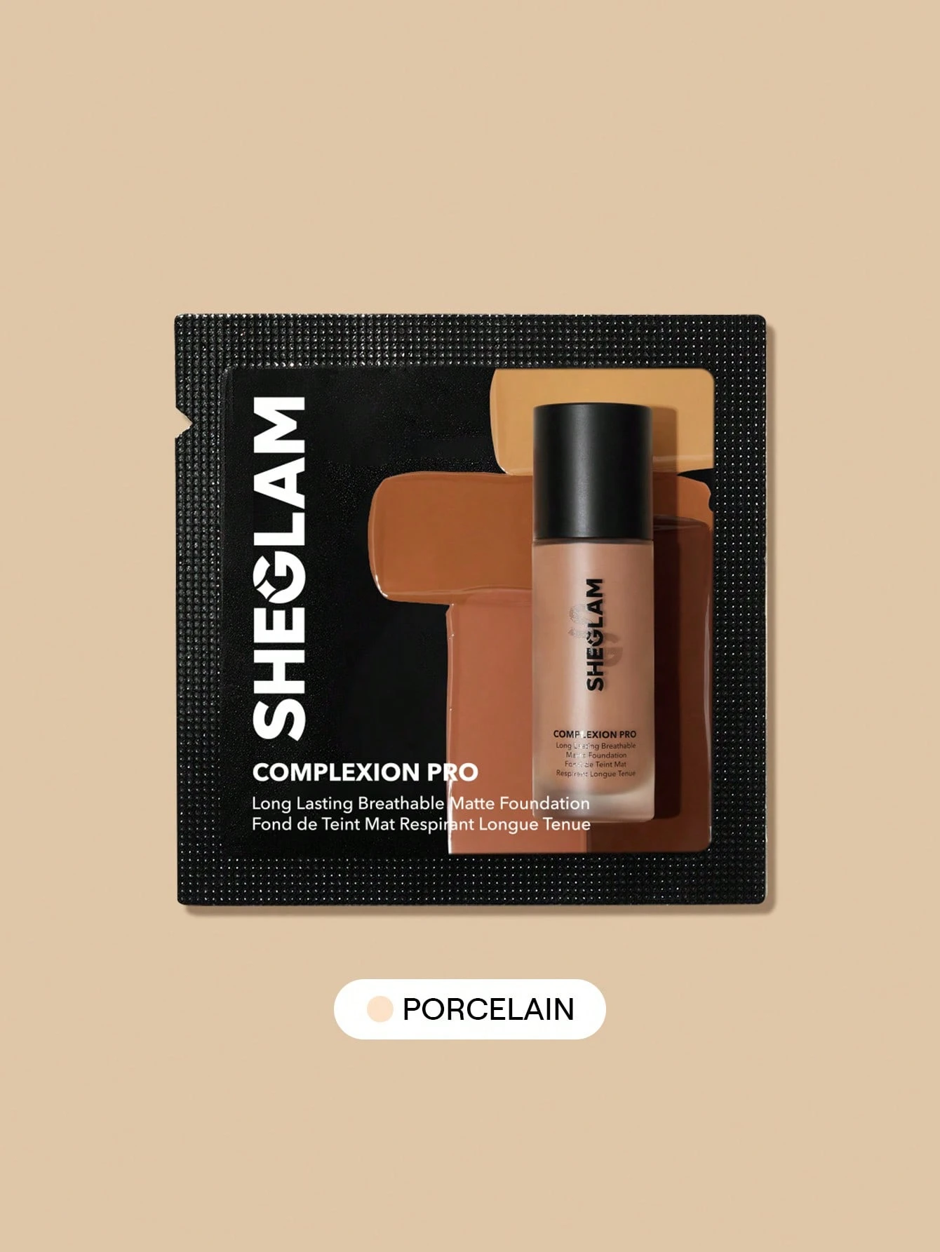 SHEGLAM Complexion Pro ÉChantillon Fond De Teint Mat Longue Tenue Respirant-Chestnut — vue 3