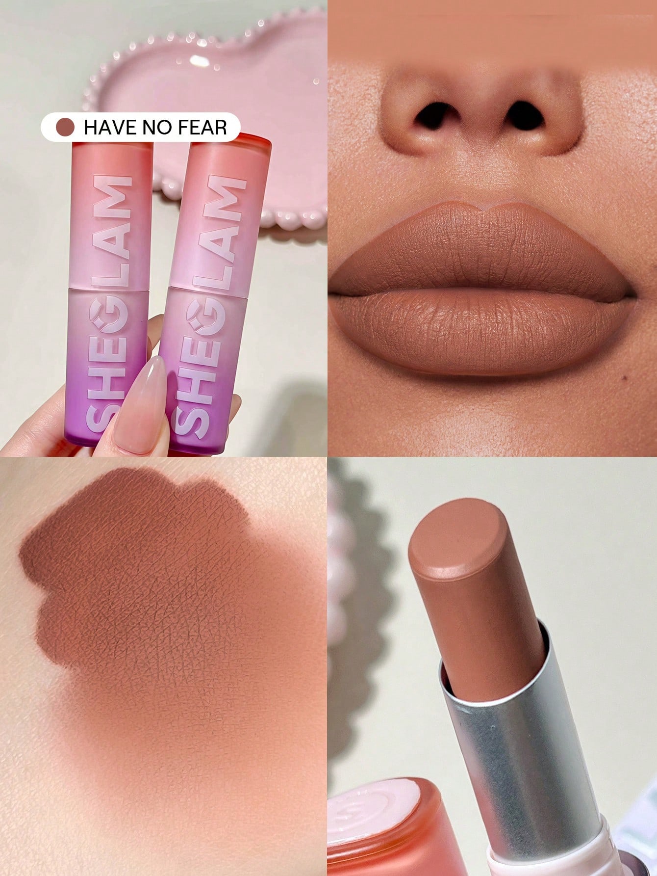 SHEGLAM Dynamatte Boom Rouge à LèVres Mat Longue Tenue-High Key Rouge Marque De Beauté — vue 4
