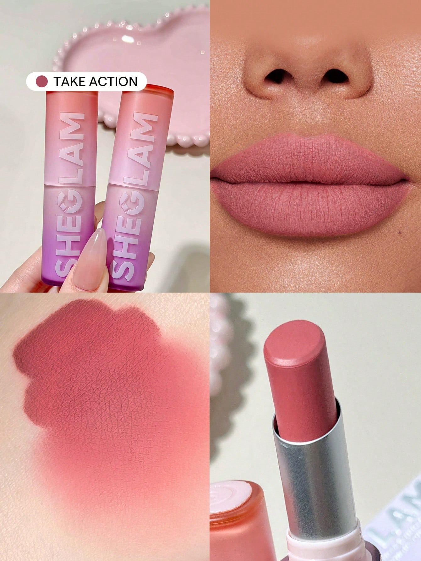 SHEGLAM Dynamatte Boom Rouge à LèVres Mat Longue Tenue-High Key Rouge Marque De Beauté — vue 6