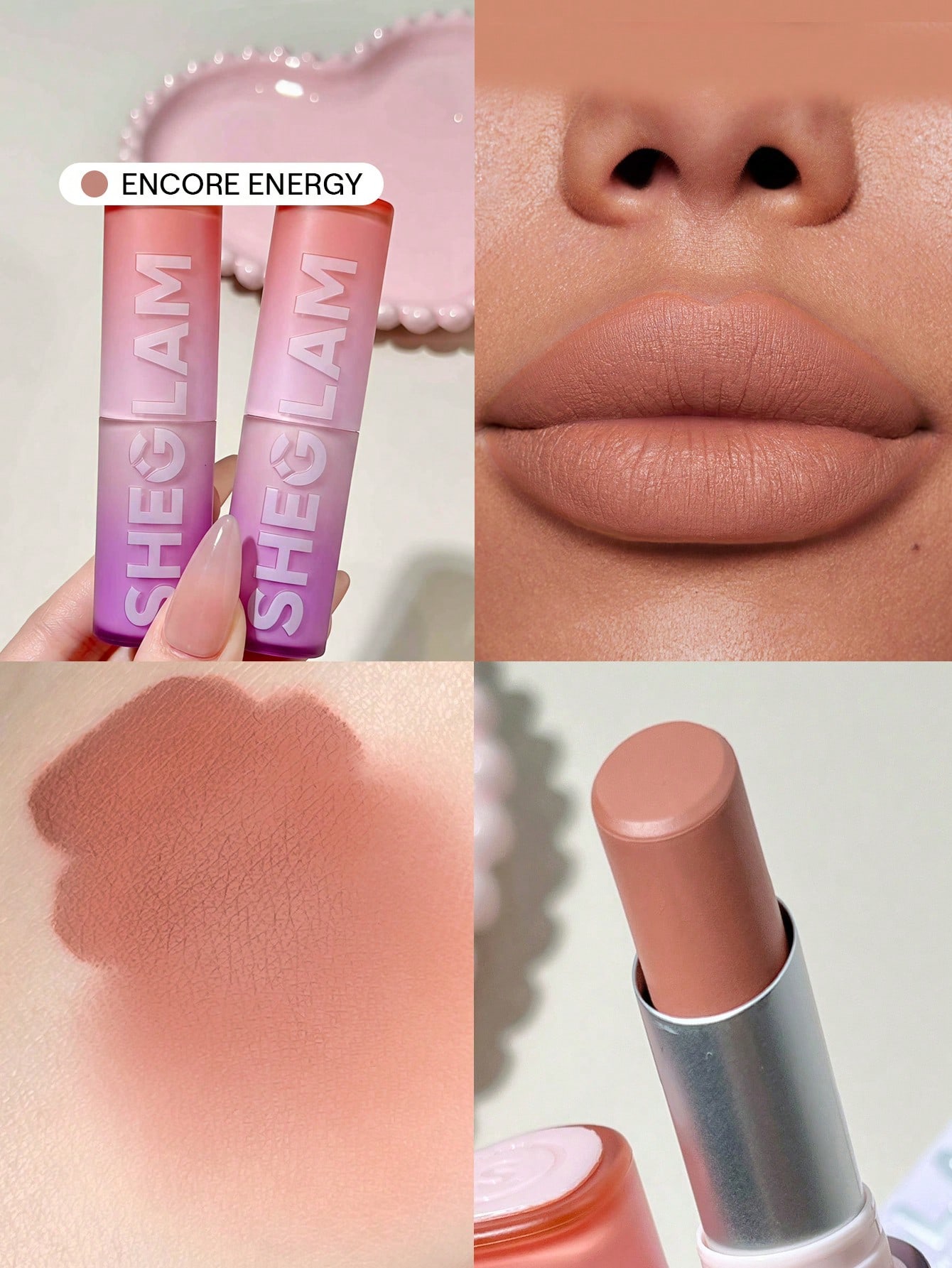 SHEGLAM Dynamatte Boom Rouge à LèVres Mat Longue Tenue-High Key Rouge Marque De Beauté — vue 2