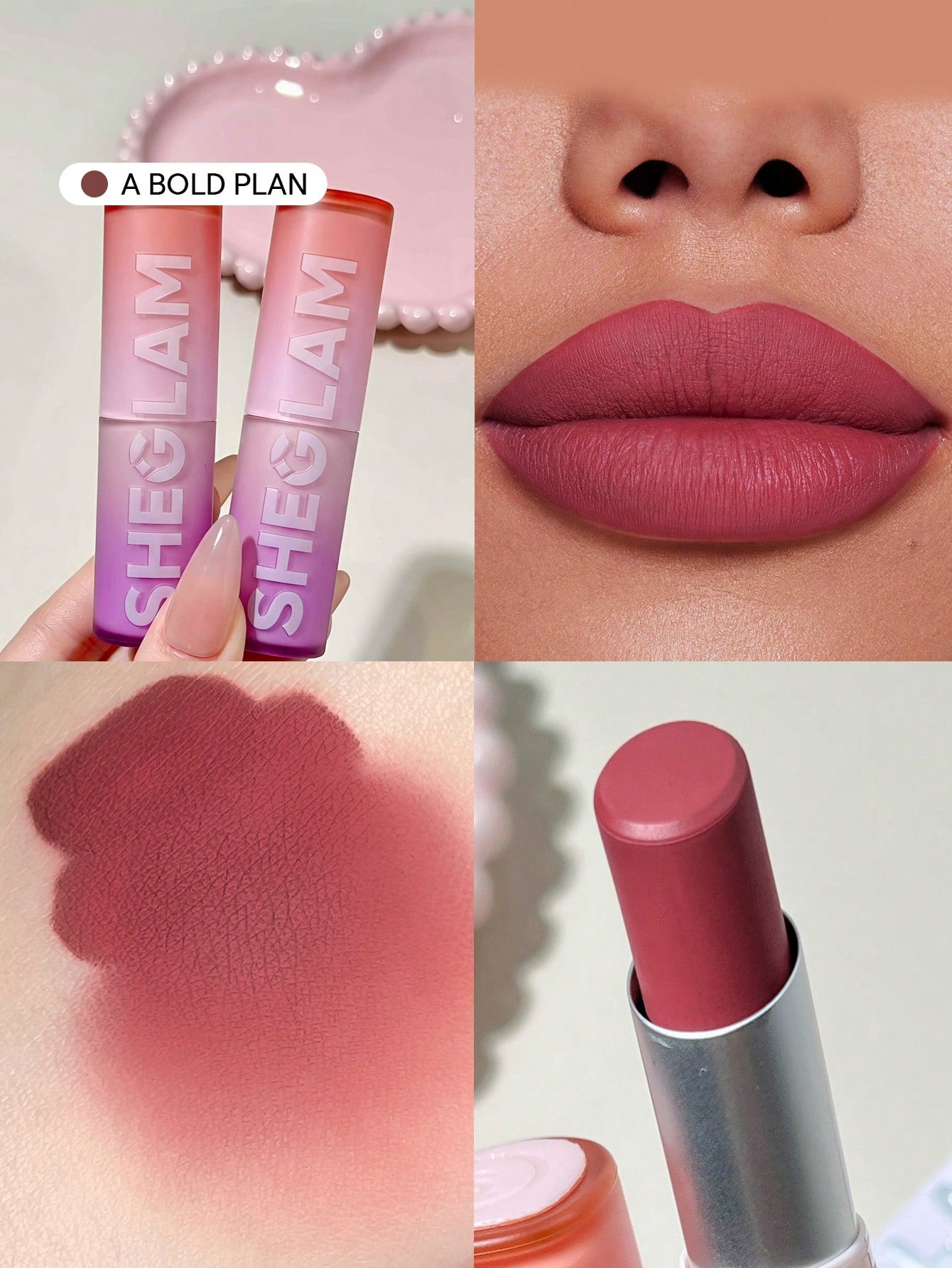 SHEGLAM Dynamatte Boom Rouge à LèVres Mat Longue Tenue-High Key Rouge Marque De Beauté — vue 8