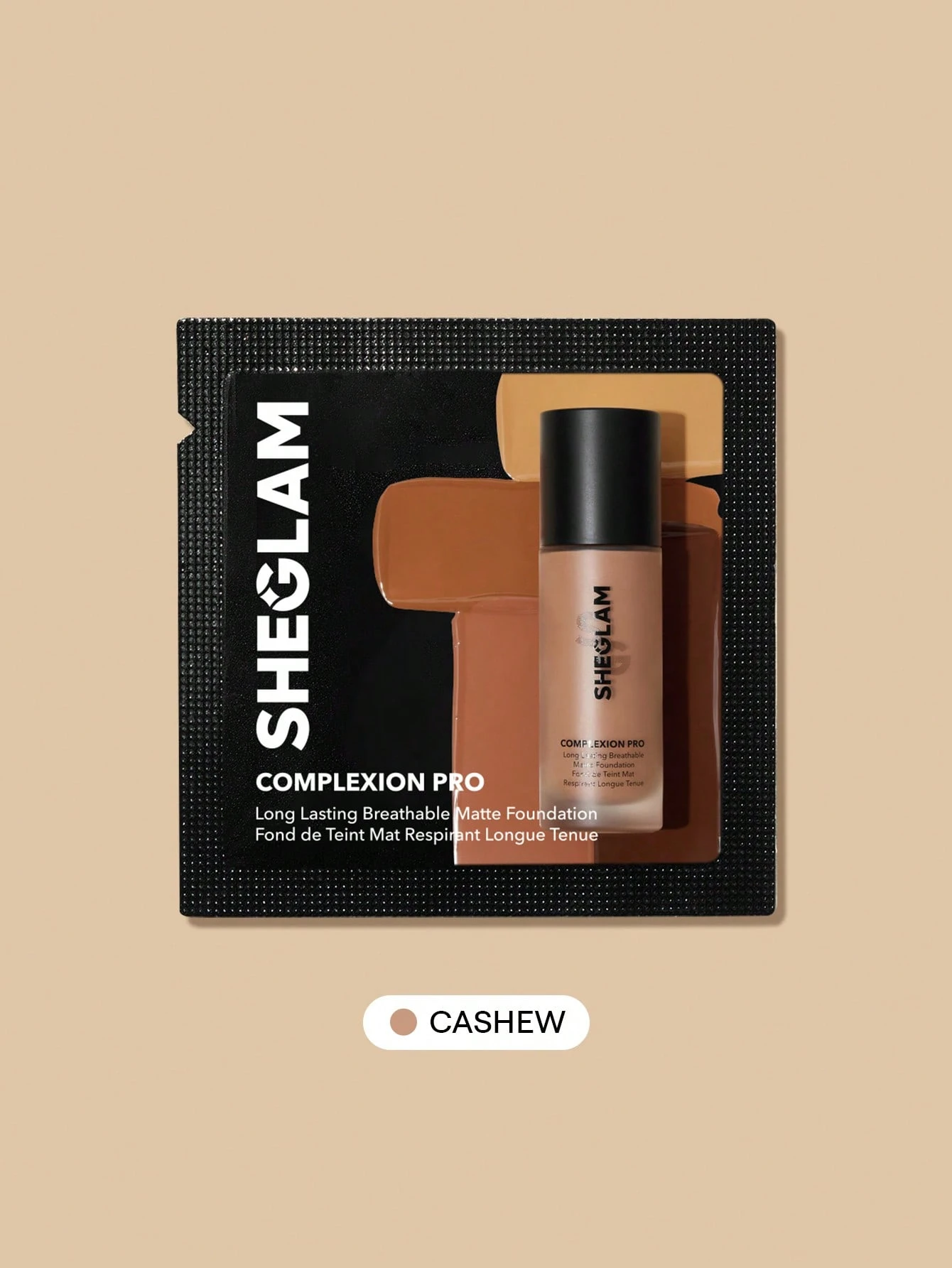 SHEGLAM Complexion Pro ÉChantillon Fond De Teint Mat Longue Tenue Respirant-Chestnut — vue 19